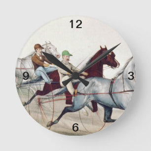 TOP Harness Racing Round Clock