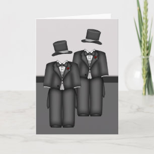 Top Hat and Tails Card