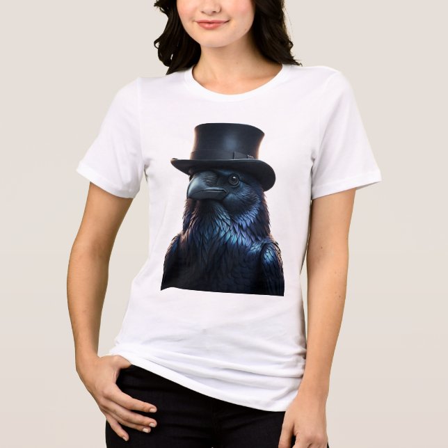 Top Hat Blackbird The Raven Tshirt (Front)