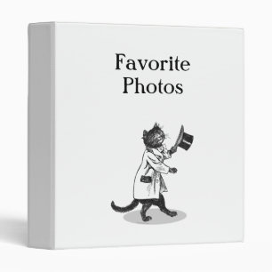 Top Hat Cat Custom Photo Binder