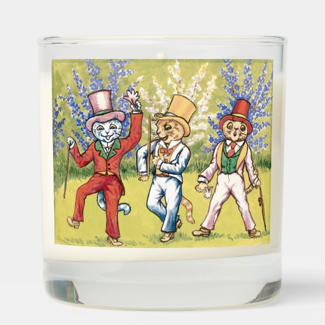 Top hat cats candle (Right)