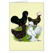 Top Hat Chicken Quartet Cards (Front)