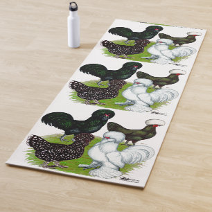 Top Hat Chicken Quartet Yoga Mat