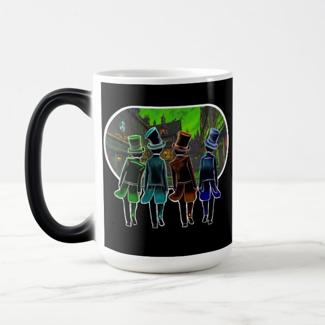 Top hat design Mug (Left)