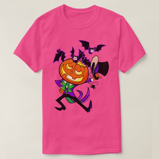 Top Hat Pumpkin Dandy and Bats (Design Front)