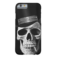 Top hat skull barely there iPhone 6 case