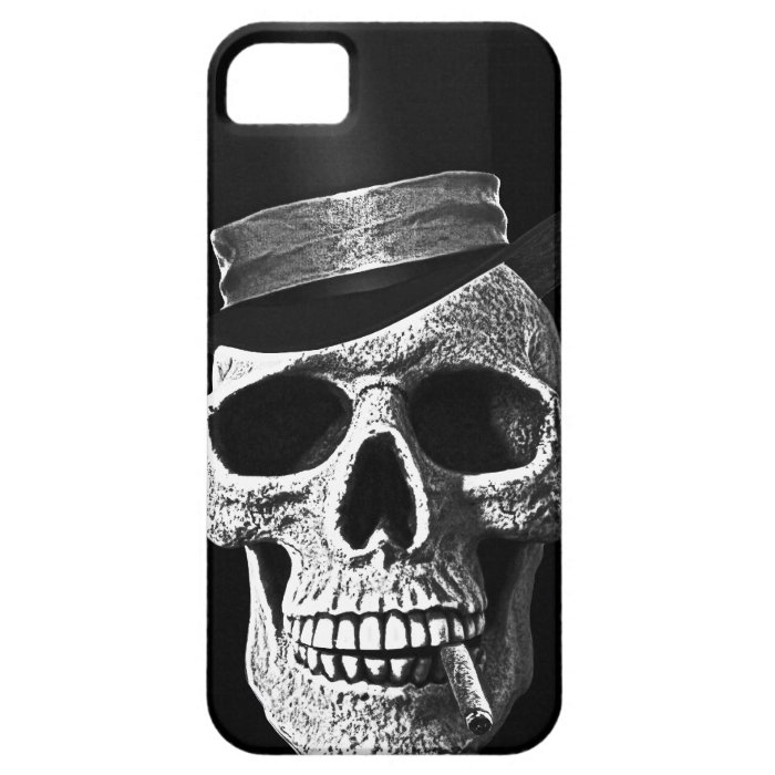 Top hat skull iPhone 5 cases