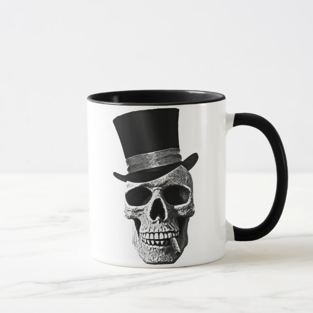 Top hat skull mug (Right)