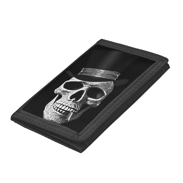 Top hat skull tri-fold wallet (Bottom)