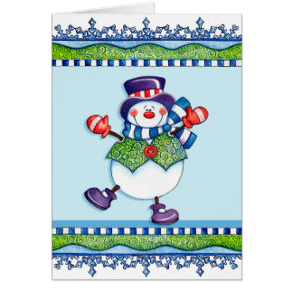 Top Hat Snowman Cards