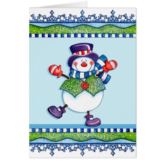 Top Hat Snowman Cards (Front)
