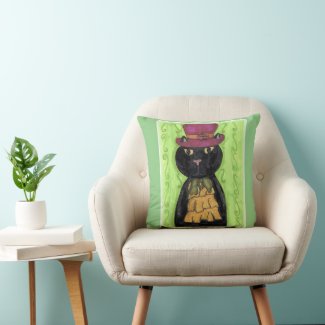 Top Hat Vintage Cat Cute Doodle Art Fun