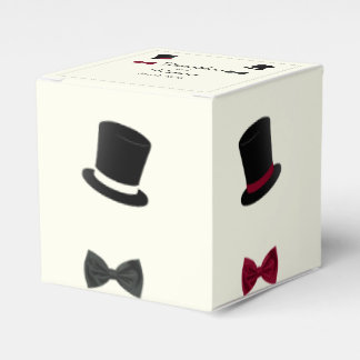 Top Hats and Bow Ties Gay Wedding Favor Box