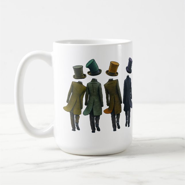 Top Hats by Eight Coffee Mug (Left)