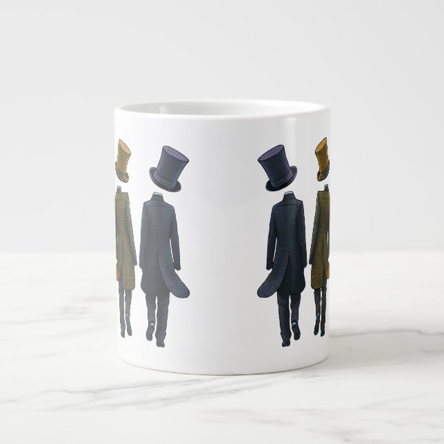 Top Hats by Eight Giant Coffee Mug (Front)
