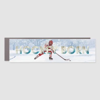 TOP Hockey Born Car Magnet