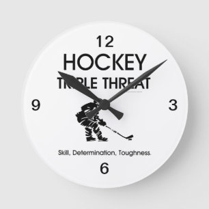 TOP Hockey Triple Threat Round Clock