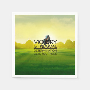 TOP Horse Race Victory Goal Napkins