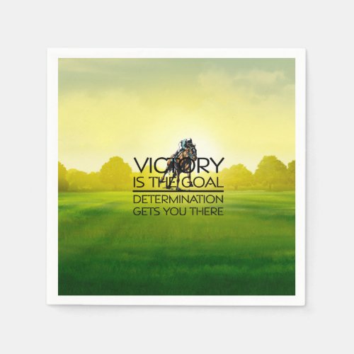 TOP Horse Race Victory Goal Napkins