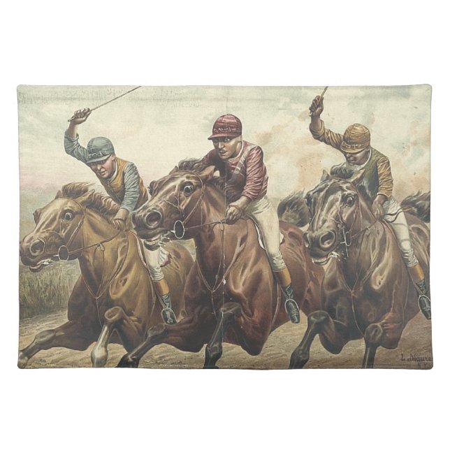 TOP Horse Racing Cloth Placemat (Front)