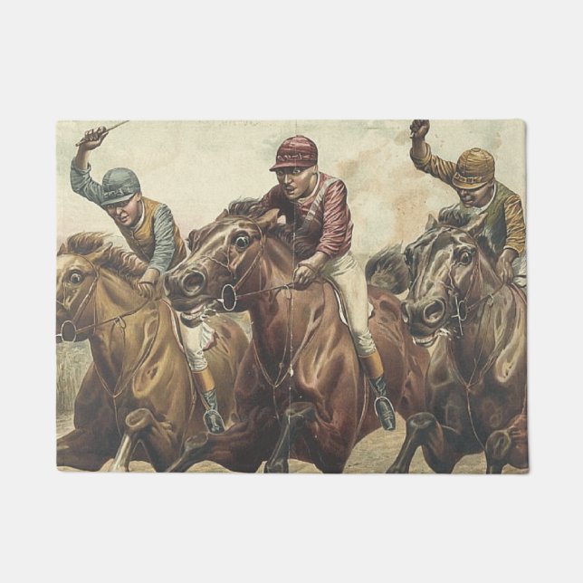 TOP Horse Racing Doormat (Front)