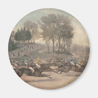 TOP Horse Racing Fan Magnet