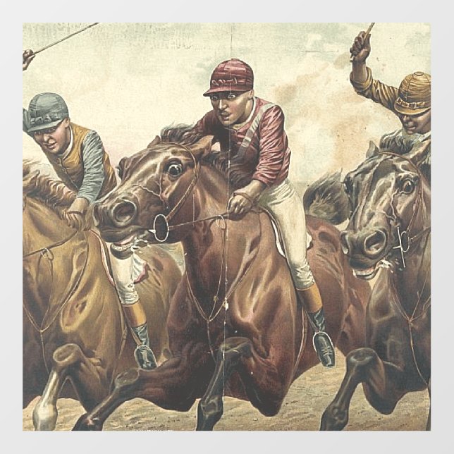 TOP Horse Racing Floor Decals (Front)