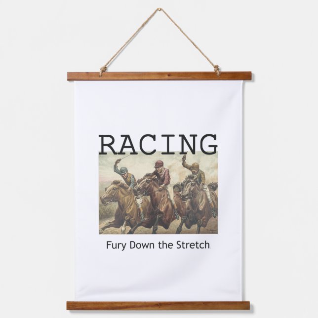 TOP Horse Racing Hanging Tapestry (Front)