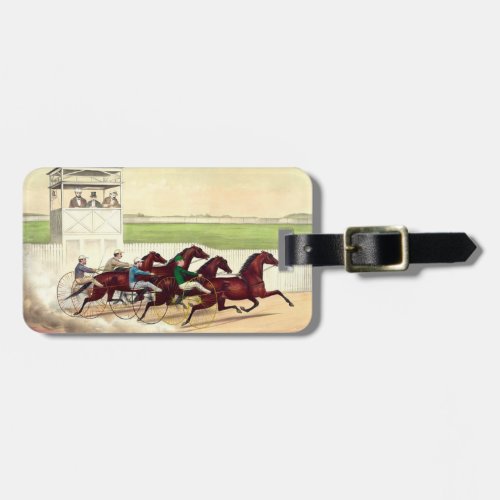 TOP Horse Racing Is My Life Luggage Tag