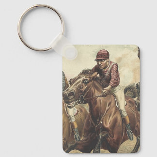 TOP Horse Racing Keychain