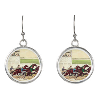 TOP Horse Racing Life Earrings