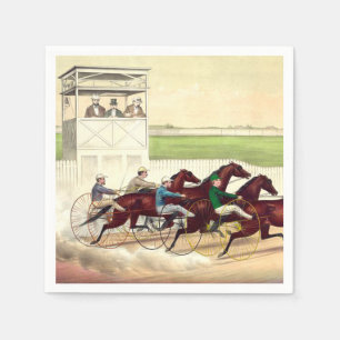 TOP Horse Racing Life Paper Napkins