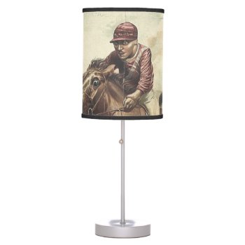 Top Horse Racing Table Lamp by teepossible at Zazzle