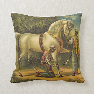 TOP Horse Royalty Throw Pillow