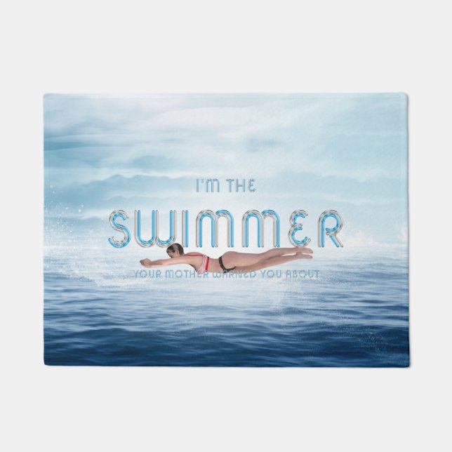 TOP I'm the Swimmer Doormat (Front)