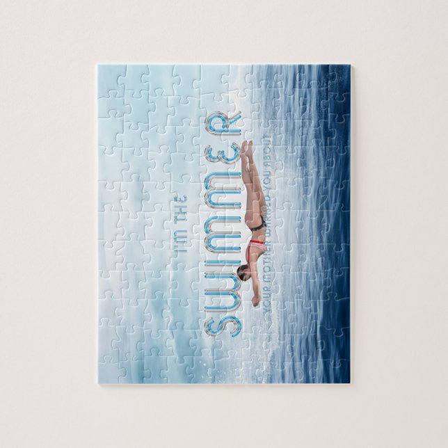 TOP I'm the Swimmer Jigsaw Puzzle (Vertical)