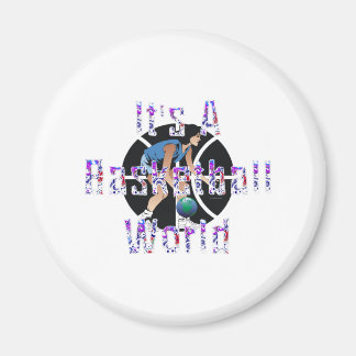 TOP It's a Basketball World Magnet