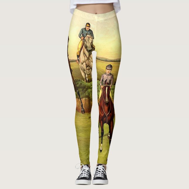 TOP Jump Race Leggings (Front)