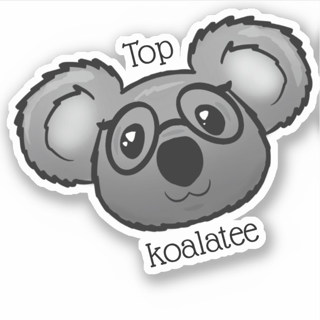 Top koalatee sticker (Front)
