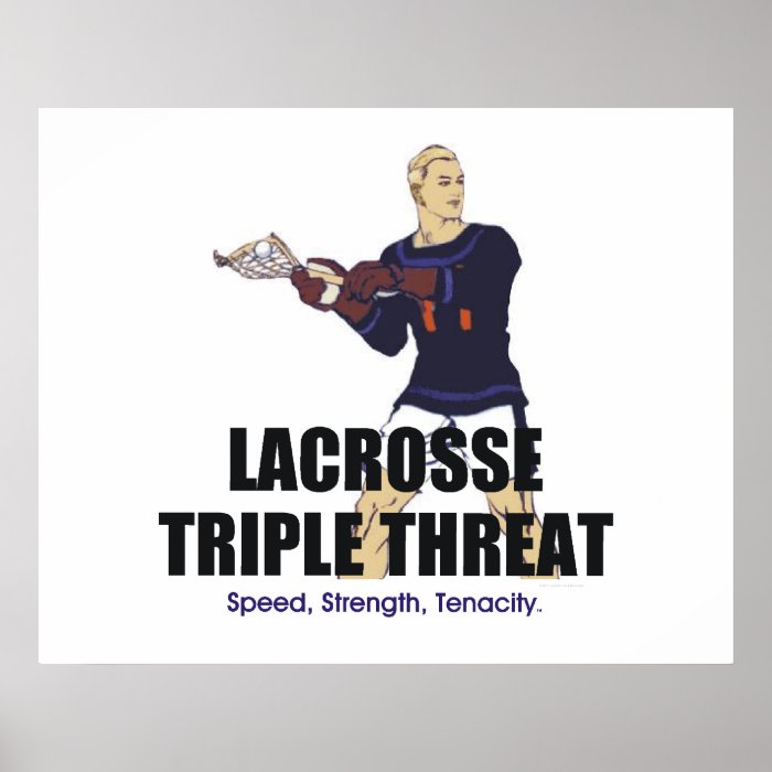 TOP Lacrosse Triple Threat Posters