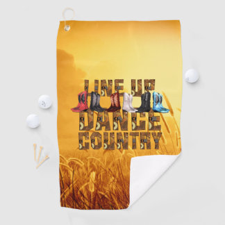 TOP Line Dance Country Golf Towel