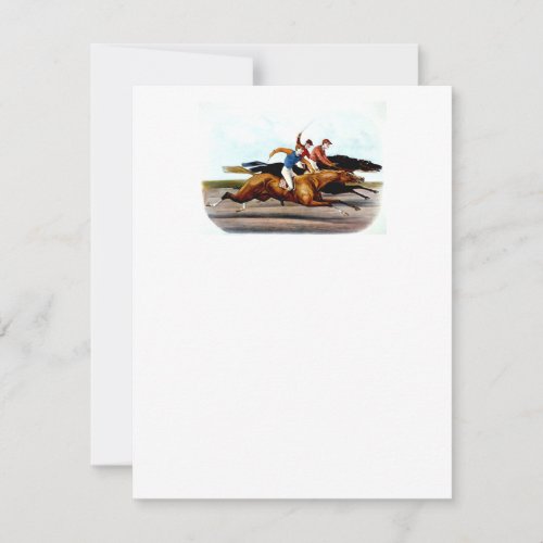 TOP Love Horse Racing Personalized Invitation