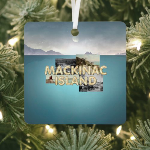 TOP Mackinac Island Metal Ornament