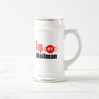 Top Mailman Beer Stein