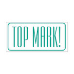 [ Thumbnail: "Top Mark!" School Teacher Rubber Stamp ]
