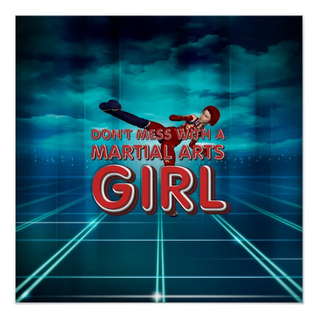 TOP Martial Arts Girl Poster (Front)