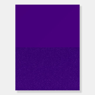 Top Matte & Bottom Glitter Purple Foam Board