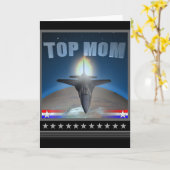 Top Mom America Card (Yellow Flower)