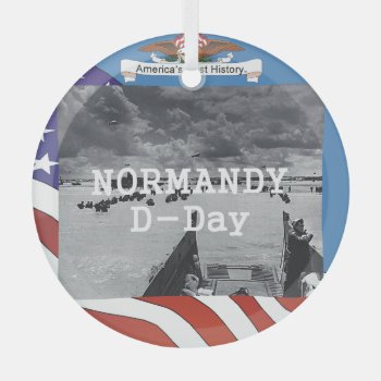 Top Normandy Glass Ornament by teepossible at Zazzle