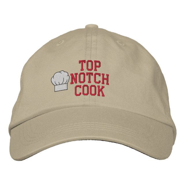 Top Notch Cook Embroidered Hat (Front)